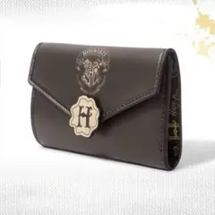 ハリーポッター Harry Potter ホグワーツ柄 カードホルダー ブラック