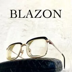 美品　BLAZON　ビンテージメガネ　ピュアチタン　サーモント　ゴールドフレーム