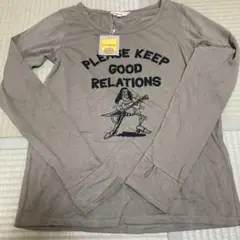 Cutie Blonde グレー 長袖Tシャツ L