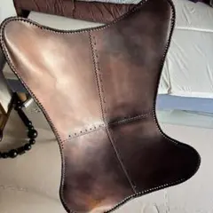 バタフライチェア BKFチェア ブラウン レザー