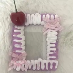 ホイップデコ トレカケース リボン