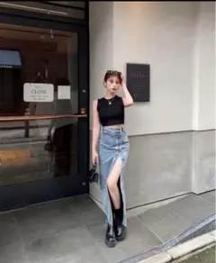 DIANTE デニムスカート 𝐃𝐞𝐧𝐢𝐦 𝐬𝐤𝐢𝐫𝐭 🖤 @diante.official 今年もデニム