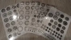 レジン用封入シート4種