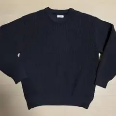 最終価格 未使用■PLESIC プルシック■ポリエステル ニット リブセーター