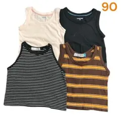 タンクトップ 4枚セット サイズ90