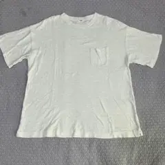 【ブラウニー】BROWNY メンズ 白　クルーネック　Tシャツ　綿100%
