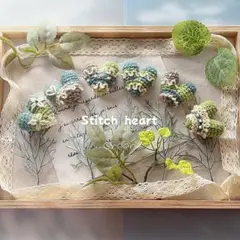 ハートのあみぐるみ