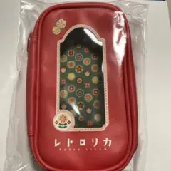 ラウンドワン限定 レトロリカ リカちゃん デザインポーチ アクスタケース ポーチ
