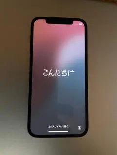 iPhone 12 64GB ブラック バッテリー100% 非純正品 SIM解除