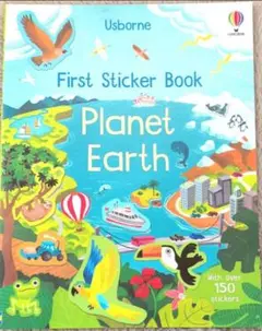 Usborne sticker book Planet Earth シールブック