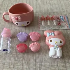 マイメロディ　小物入れ　プラコップ　クリーム容器　コンセントキャップ　サンリオ