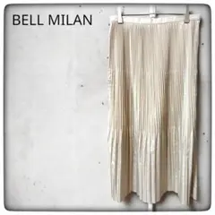 BELL MILAN プリーツスカート ベージュ 11号