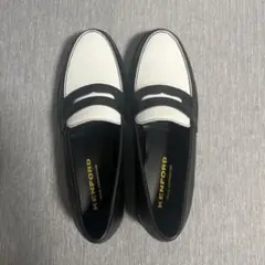 KENFORD ローファー ホワイト・ブラック
