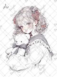 ℳ.オリジナル 人物ステッカー 7月新作 3-167