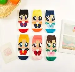 セーラームーン　レディースソックス6足セット