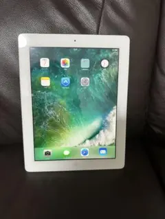 完動品iPad第4世代(A1460)本体16GBシルバーau送料込YF190
