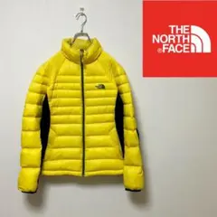 【☆美品☆】ノースフェイス ダウンジャケット イエロー レディースXL