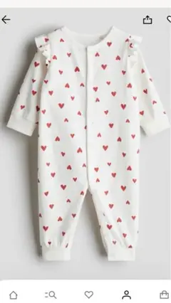 H&M＊EUR74サイズ＊ハート柄