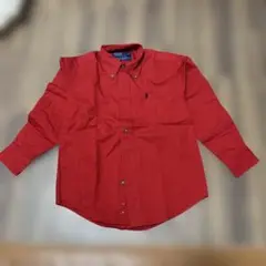 Polo by Ralph Lauren 赤 長袖シャツ サイズ4