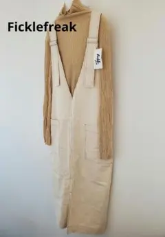 Ficklefreak✱Vネックジャンスカ トップス セット フィクルフリーク