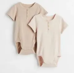 【美品】H&Mロンパース2枚セット
