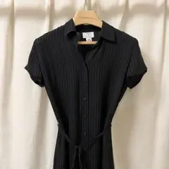 ANN TAYLOR｜LOFT ベルト付き半袖シャツワンピース