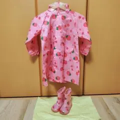 kids Foret 子ども用 かっぱ 長靴 16cm セット