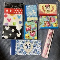 ディズニー ボールペン メモ帳 ポケットティッシュ