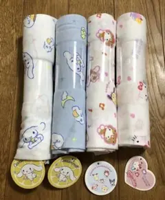 新品　サンリオ　ニットスムースカットクロス　生地　4枚セット