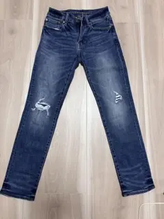 AMERICAN EAGLE ダメージストレートデニム