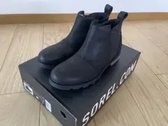 ソレル エミリー チェルシーブーツ ブラック 23㎝