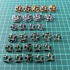 金属製テクスチャーボタンセット