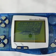WonderSwan 本体 クリアブルー ゲームソフト付き