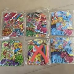 プチ縁日　景品　恐竜 ぬりえとミニ色鉛筆セット