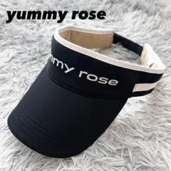 超美品　ヤミーローズ　yummy rose サンバイザー　ブラック