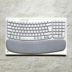 貴重輸入品 WAVE KEYS K820 白white ロジクール