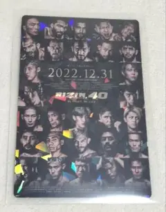 【匿名配送】RIZIN ポテトスティック ポスターカードコレクション No.18