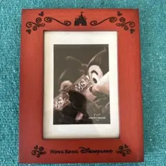 香港ディズニーランド フォトフレーム 赤