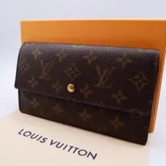 値下げセール!ルイヴィトン モノグラム インターナショナル 三つ折り財布