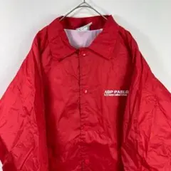 USA古着 00s コーチジャケット ナイロンジャケット 赤
