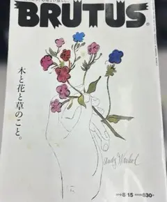 BRUTUS 2015年8月15日号 木と花と草のこと ショップガイドもいいです