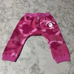 A BATHING APE 迷彩パンツ 80サイズ