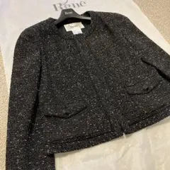 【美品ハンガー付き】ルネ ツイードジャケット セレモニー ワンピース フォクシー