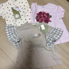 【新品】しまむら など 半袖Tシャツ 90cm 3枚セット