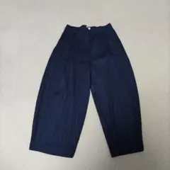 PLEATS PLEASE ISSEY MIYAKE イージーパンツ ネイビー