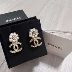 CHANEL ピアス シャネル フラワー CCマーク