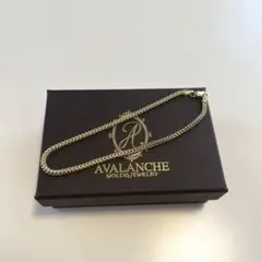 アヴァランチ　10k イエローゴールド　フランクリングブレスレット　19cm