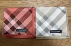 【未使用】BURBERRY ハンカチ　2点セット