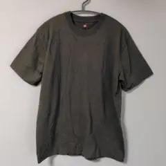 【美品】ヘインズ　Hanes　半袖Tシャツ Mサイズ　カーキ