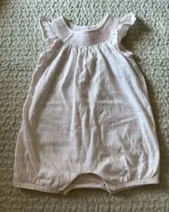 ラルフローレン　ノースリーブボディ　75cm 9month ピンク×ホワイト